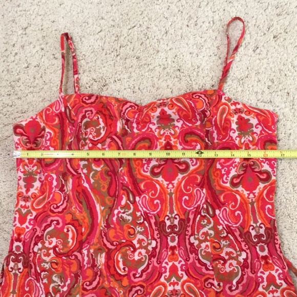 TOMMY HILFIGER PINK PRINT DRESS - Picture 2 of 7